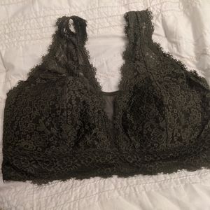 NWT Aerie bralette / Olive Green/ XL DD